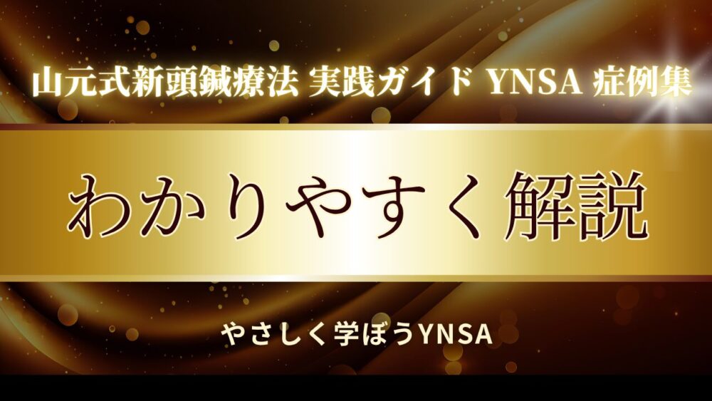 山元式新頭鍼療法 症例集 わかりやすく解説 | トムYPスタジオ
